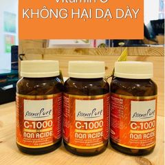 Viên Uống Vitamin C-1000mg Essence Pure Pháp Không Chua - Bổ Sung Vitamin C An Toàn Cho Dạ Dày Yếu, Cải Thiện Sức Khỏe Da