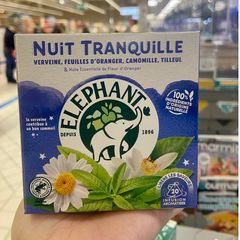 Trà Elephant Pháp - Hỗ Trợ Ngủ Ngon, Thư Giãn, Tiêu Hóa & Detox Cơ Thể - Sản Phẩm Thảo Mộc Hàng Đầu Từ Nước Pháp