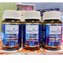 Viên Hỗ Trợ Tiểu Đường Cannelle Essence Pure Pháp 2500mg - Giúp Ổn Định Đường Huyết, Ngăn Ngừa Biến Chứng Tiểu Đường