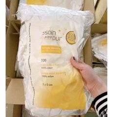 Bông Tẩy Trang Tetra Pháp 600 Miếng - Cotton Mềm Mại, Thấm Hút Tốt, An Toàn Cho Da, Tiêu Chuẩn Châu Âu