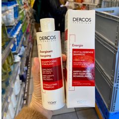 Dầu Gội Vichy Dercos Energising Pháp - Giải Pháp Hiệu Quả Cho Tóc Rụng, Kích Thích Mọc Tóc, Thích Hợp Cho Da Đầu Nhạy Cảm