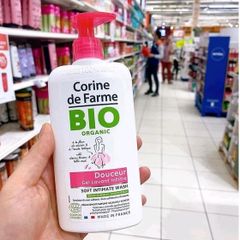 Dung Dịch Vệ Sinh Phụ Nữ ORGANIC BIO Corine de Farme - An Toàn, Tự Nhiên và Được Sản Xuất Tại Pháp, Phù Hợp Cho Phụ Nữ và Bé Gái
