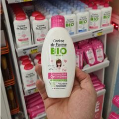 Dung Dịch Vệ Sinh Phụ Nữ ORGANIC BIO Corine de Farme - An Toàn, Tự Nhiên và Được Sản Xuất Tại Pháp, Phù Hợp Cho Phụ Nữ và Bé Gái