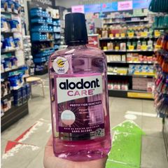 Nước Súc Miệng Nha Khoa Alodont Care Pháp 500ml - Không Cồn, Bảo Vệ Men Răng, Khử Hôi Miệng, Hơi Thở Tươi Mát Bạc Hà 12H