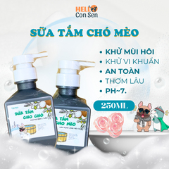 Sữa Tắm Khử Mùi Hiệu Quả Cho Chó Mèo Ecopets - Dưỡng Da, Hương Dầu Tây Ngọt Ngào, An Toàn Cho Thú Cưng 250ml