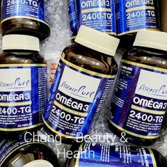 Viên Dầu Cá Omega 3 2400TG Essence Pure - Hỗ Trợ Bảo Vệ Não Bộ, Tăng Cường Trí Nhớ, Ngăn Ngừa Mỡ Máu, Chất Lượng Cao Từ Pháp