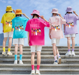 Áo Thun Trơn Nhiều Màu - Đồng Phục Nhóm Đi Biển, Team Building Unisex, Chất Liệu Cotton Thoáng Mát, In Đặt Theo Yêu Cầu