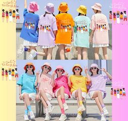 Áo Thun Trơn Nhiều Màu - Đồng Phục Nhóm Đi Biển, Team Building Unisex, Chất Liệu Cotton Thoáng Mát, In Đặt Theo Yêu Cầu