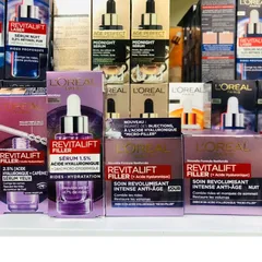Set Kem Dưỡng Da Loreal Revitalift Filler Ngày Đêm Cho Da Tuổi 40+ - Giảm Nếp Nhăn, Dưỡng Ẩm, Căng Mướt, Trẻ Trung
