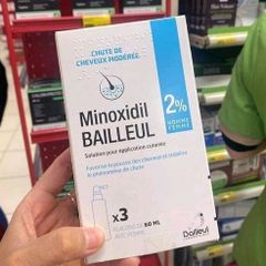 Xịt mọc tóc Minoxidil 2%,5% Pháp