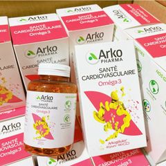 Viên Omega 3 Arkopharma Pháp - Hỗ trợ bổ não, tim mạch, phát triển trí tuệ cho phụ nữ mang thai và trẻ nhỏ - Set 2 hộp 180v + 60v