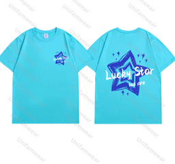 Áo Thun Nhóm LuckyStar Cotton 100% - Đồng Phục Team Building Thoáng Mát, Năng Động Cho Sự Kiện Ngoài Trời và Du Lịch