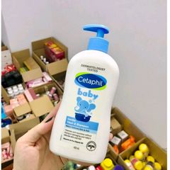 Sữa Tắm Dưỡng Ẩm Cetaphil Baby 400ml - Nuôi Dưỡng, Bảo Vệ Da Nhạy Cảm, Không Gây Cay Mắt, An Toàn Cho Bé