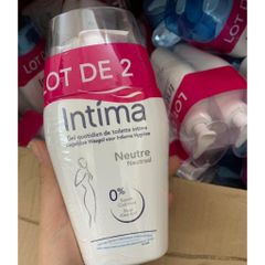 Dung dịch vệ sinh phụ nữ Intima Pháp - Chăm sóc vùng kín tự nhiên, an toàn, pH 5.5 - Hỗ trợ vệ sinh hàng ngày và sau sinh 200ml