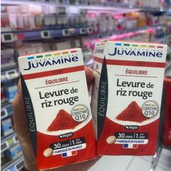 Viên Uống Giảm Cholesterol Mỡ Máu Levure de Riz Rouge Juvemine - Giải Pháp Tự Nhiên Cho Sức Khỏe Tim Mạch
