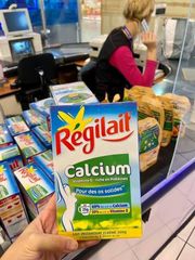Sữa Canxi Regilait Pháp - Dinh Dưỡng Tăng Cường Xương Khớp với Vitamin D, 100% Sữa Bò Tươi, An Toàn Cho Cả Gia Đình