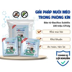 Men Khử Khuẩn Bioline BS1 Cho Cát Vệ Sinh Mèo - Chống Mầm Bệnh, Khử Mùi Hôi An Toàn Cho Thú Cưng