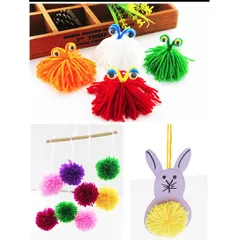 Set 12 Cuộn Len Màu Đa Dạng - Vật Liệu Thủ Công Sáng Tạo, Đồ Chơi Mầm Non, Trang Trí Handmade