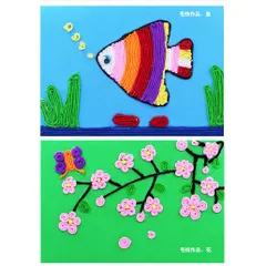 Set 12 Cuộn Len Màu Đa Dạng - Vật Liệu Thủ Công Sáng Tạo, Đồ Chơi Mầm Non, Trang Trí Handmade