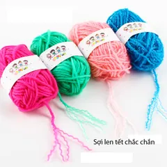 Set 12 Cuộn Len Màu Đa Dạng - Vật Liệu Thủ Công Sáng Tạo, Đồ Chơi Mầm Non, Trang Trí Handmade
