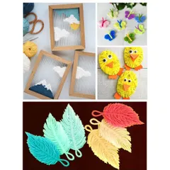 Set 12 Cuộn Len Màu Đa Dạng - Vật Liệu Thủ Công Sáng Tạo, Đồ Chơi Mầm Non, Trang Trí Handmade