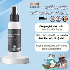 Chai Xịt Huấn Luyện Đi Vệ Sinh Đúng Chỗ DKGREEN Cho Chó Mèo - An Toàn, Hiệu Quả, Thiên Nhiên, Dung Tích 100ml