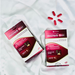 Viên Uống Hỗ Trợ Điều Hòa Kinh Nguyệt WellHerb Women - Bổ Huyết, Cải Thiện Kinh Nguyệt Không Đều, 30 Viên