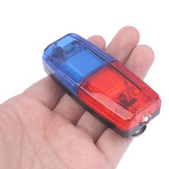 Đèn LED chớp nháy Xanh Đỏ khẩn cấp báo hiệu Đeo Vai gắn xe Có Thể Sạc