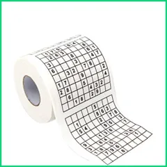 Giấy vệ sinh in số Sudoku vui nhộn sáng tạo độc đáo
