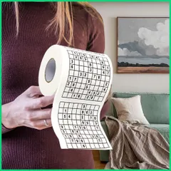 Giấy vệ sinh in số Sudoku vui nhộn sáng tạo độc đáo