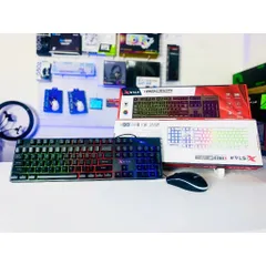 Combo Bàn Phím Chuột X-Star K2023 - Bàn Phím Êm Ái Fullsize, LED 7 Màu, Thiết Kế Sang Trọng Chuyên Dụng cho Văn Phòng và Gaming
