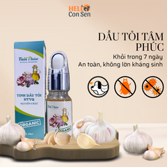 Tinh Dầu Tỏi Tâm Phúc Cho Chó Mèo - Chữa Nấm, Ghẻ, Khuẩn - An Toàn, Tự Nhiên, 10ml
