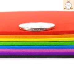 Bộ 10 Tờ Giấy Xốp EVA Dày A4 Nhiều Màu Sắc - Nguyên Liệu Thủ Công Làm Hoa, Lá, Trang Trí Sáng Tạo DIY