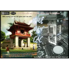 Mô Hình Khuê Văn Các - Thăng Long (Kim Loại Tự Ráp)