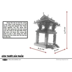 Mô Hình Khuê Văn Các - Thăng Long (Kim Loại Tự Ráp)