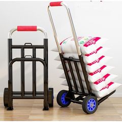 Xe kéo hàng Xe đẩy hàng 2 bánh gấp gọn nhập khẩu mới đa năng (Tặng dây chằng)