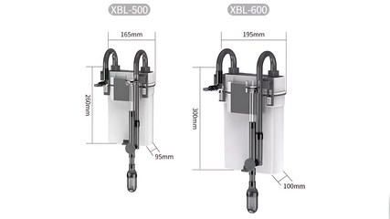 Lọc Treo Cá Xiaoli Sunsun XBL 300/400/500/600 - Bộ Lọc Váng Tích Hợp Cho Bể Thủy Sinh và Hồ Cá Cảnh