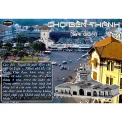 Mô Hình Chợ Bến Thành (Kim loại lắp ghép)