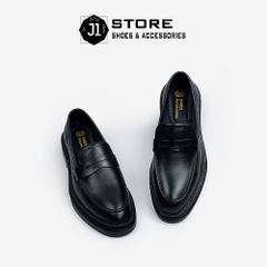 Giày Lười Nam Penny Loafer Luxury Da Bò Nappa J1 - Đế Cao Su Tăng Chiều Cao 4cm, Sang Trọng và Phong Cách