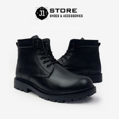 Giày Combat Boots Task Force J1 - Giày Boot Cổ Lửng Da Bò Nappa Đế Cao Su Chống Trượt Cho Nam, Phong Cách Bụi Bặm Thể Thao