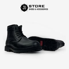 Giày Combat Boots Task Force J1 - Giày Boot Cổ Lửng Da Bò Nappa Đế Cao Su Chống Trượt Cho Nam, Phong Cách Bụi Bặm Thể Thao