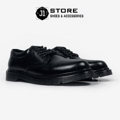 Giày Đốc Nam Dr.8053 Full Black Da Bò Nappa - Giày Oxford Thoải Mái Đế Kếp Chắc Chắn, Phong Cách Nam Tính Thể Thao