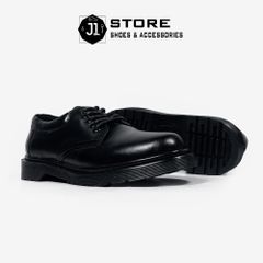 Giày Đốc Nam Dr.8053 Full Black Da Bò Nappa - Giày Oxford Thoải Mái Đế Kếp Chắc Chắn, Phong Cách Nam Tính Thể Thao