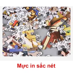 Tranh ghép xếp hình 1000 mảnh One Piece - Đồ chơi phát triển tư duy cho bé - Quà tặng nghệ thuật hoạt hình Team Mũ Rơm