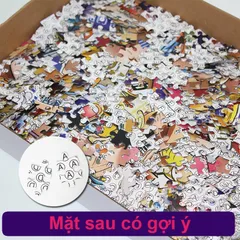 Tranh ghép xếp hình 1000 mảnh One Piece - Đồ chơi phát triển tư duy cho bé - Quà tặng nghệ thuật hoạt hình Team Mũ Rơm