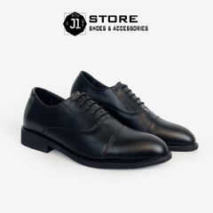 Giày Tây Công Sở Oxford Captoe Italia - Giày Nam Da Bò Nhập Khẩu, Đế Cao Su Khâu Viền, Thời Trang Hiện Đại, Phong Cách Sang Trọng