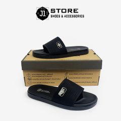 Dép Da Nam J1 H312 Cao Cấp Quai Ngang - Dép Bò Tấm Đế Tách Hai Tầng Thời Trang Hot Trend, Mác Kim Loại Khắc Lazer