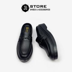 Giày Sục Nam Da Từ Tấm S24 J1 - Phong Cách Cao Cấp, Đế Cao Su Tăng Chiều Cao 4cm, Thoải Mái, Thanh Lịch cho Quý Ông