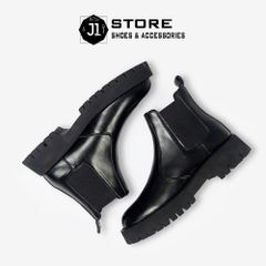 Giày Chelsea Boot Chunky SY1 J1 - Giày Nam Da Cao Cấp, Đế Tăng Chiều Cao 5cm, Phong Cách Cá Tính Thời Trang