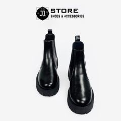Giày Chelsea Boot Chunky SY1 J1 - Giày Nam Da Cao Cấp, Đế Tăng Chiều Cao 5cm, Phong Cách Cá Tính Thời Trang